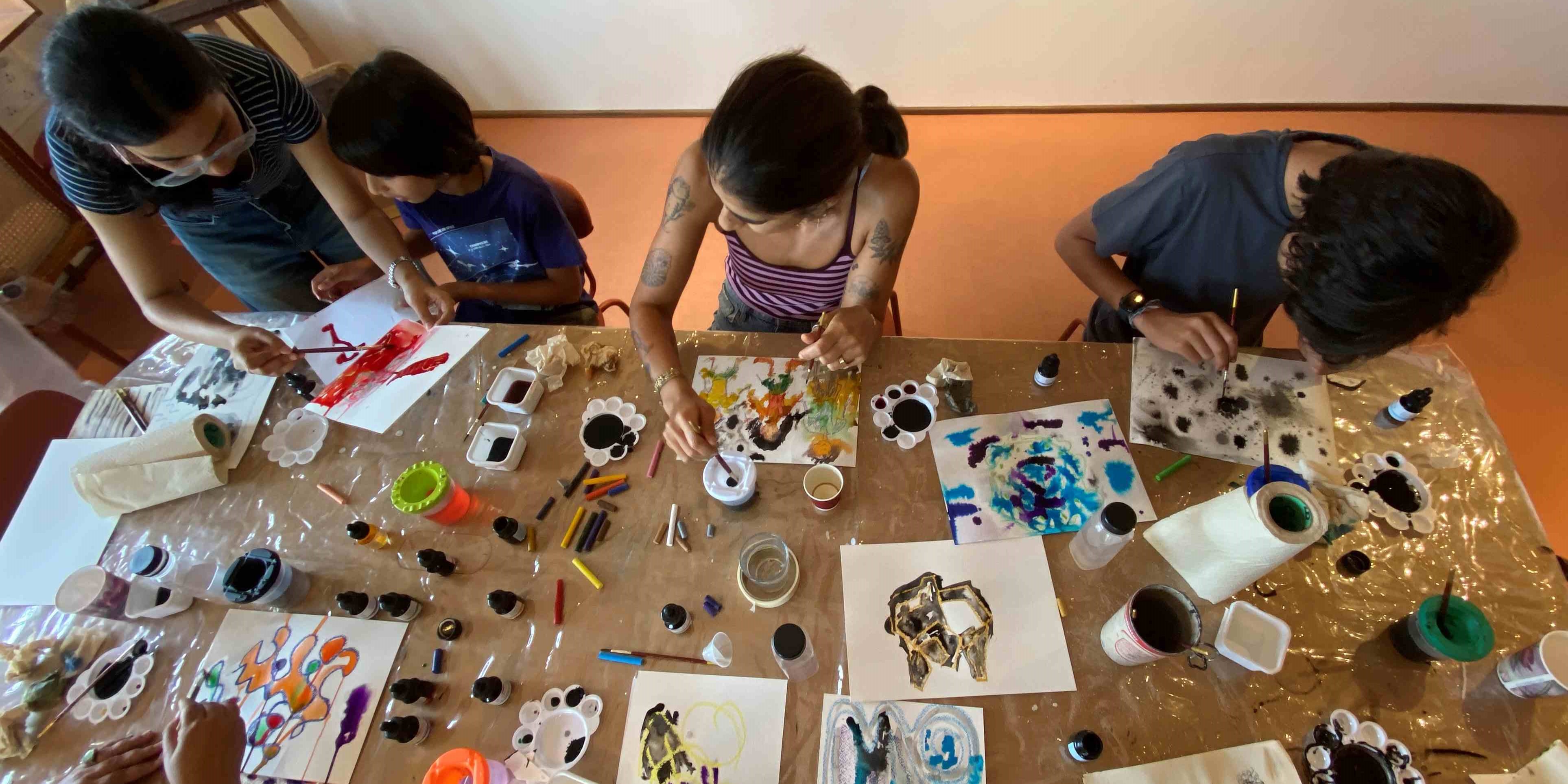 Creative work and materials from a TRACE session