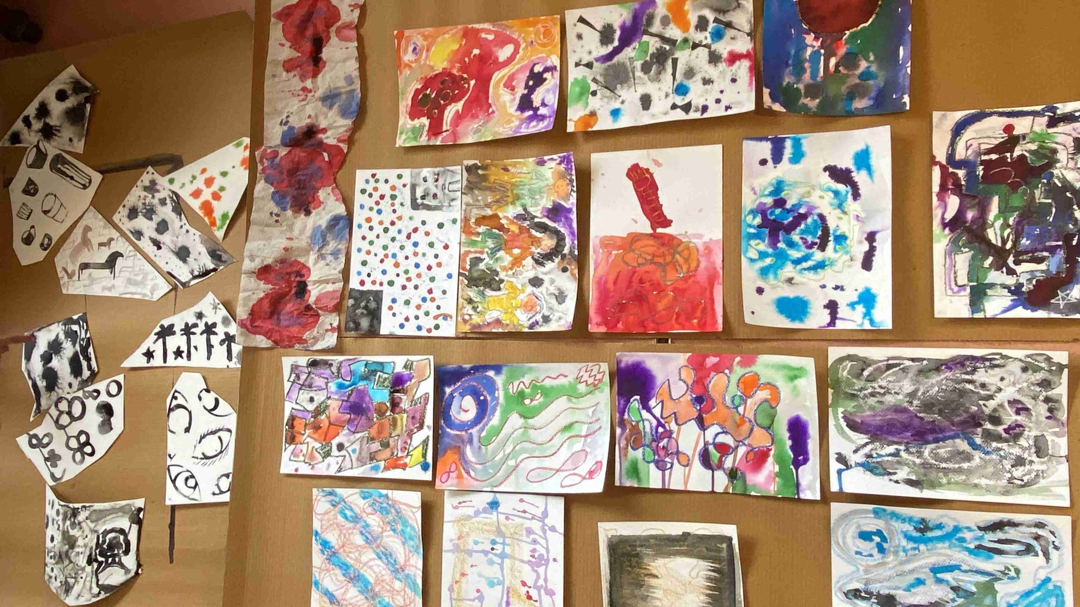 Workshop materials arranged for making at TRACE